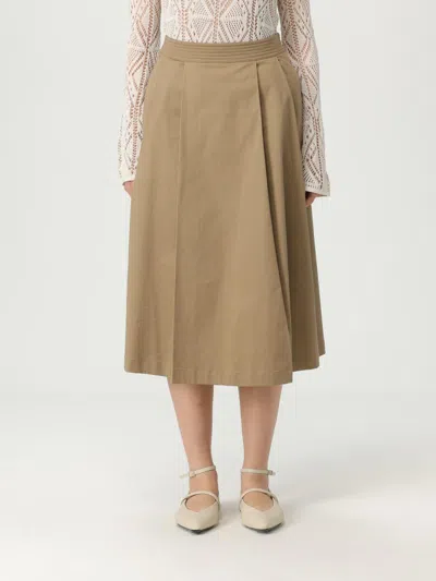 LIU •JO SKIRT LIU JO WOMAN COLOR BEIGE,G73890022