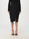 Liu •jo Side-slit Tailored Midi Skirt Liu-jo In Schwarz