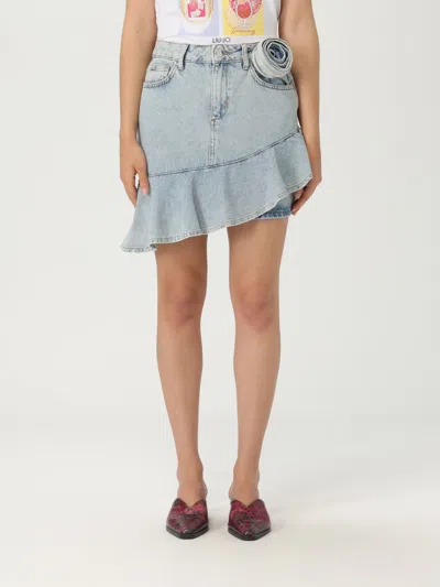 Liu •jo Skirt Liu Jo Woman Color Blue