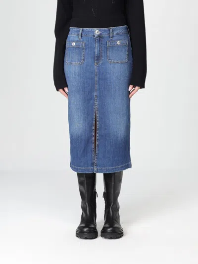 Liu •jo Skirt Liu Jo Woman Color Blue