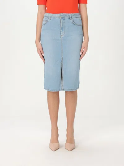 Liu •jo Skirt Liu Jo Woman Color Blue In Blau