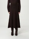 Liu •jo Skirt Liu Jo Woman Color Brown In Burgundy