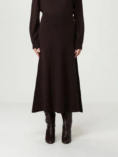 Liu •jo Skirt Liu Jo Woman Color Brown In Burgundy
