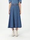 Liu •jo Skirt Liu Jo Woman Color Denim In Denim