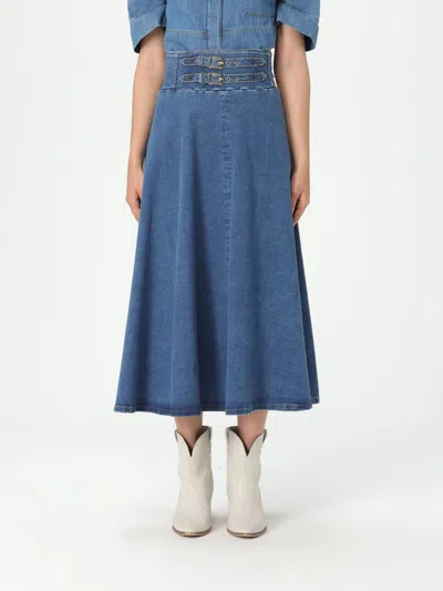 Liu •jo Skirt Liu Jo Woman Color Denim