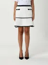 Liu •jo Embellished Ruffled Skirt In White