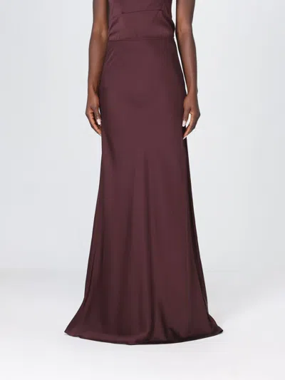 Liu •jo Train Maxi Skirt In Brown