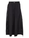 Liu •jo Elasticated-waist Midi Skirt In Black
