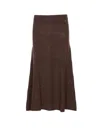 Liu •jo Sequined A-line Midi Skirt With Glitter Detailing In Black