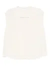 Liu •jo Sleeveless V-neck Top In White