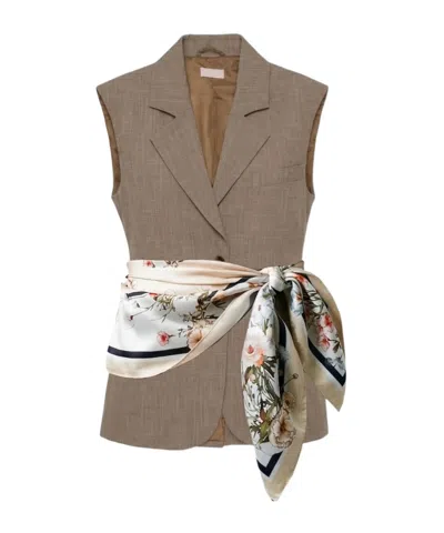 LIU •JO LIU JO SCARF VEST