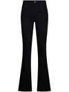 Liu •jo Liu Jo Slim Black Flared Jeans In Black