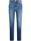 Liu •jo Liu Jo Straight-leg Denim Jeans With Subtle Stitching Detail In Blue