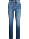 Liu •jo Liu Jo Straight-leg Denim Jeans With Subtle Stitching Detail In Blue