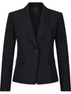 Liu •jo Black Slim Fit Blazer In Black