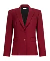 Liu •jo Liu Jo Slim-fit Blazer In Red