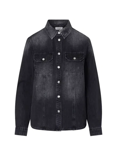 Liu •jo Slim Fit Denim Shirt In Blue