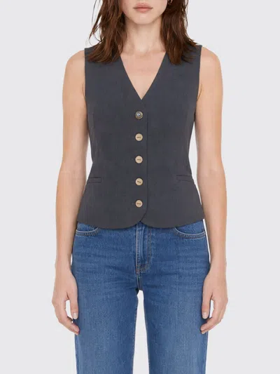 Liu •jo Liu Jo Slim Fit Single-breasted Tailored Vest In Viscose Blend In Gray