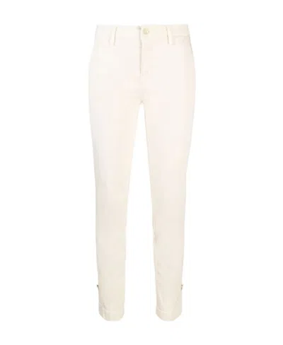 Liu •jo Slim-fit Trousers In White