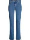 Liu •jo Slim Jeans With Gemstones In Blue