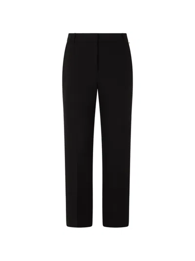 Liu •jo Slim-fit Cigarette Trousers In Black