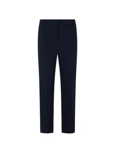 Liu •jo Slim-fit Cigarette Trousers In Blue
