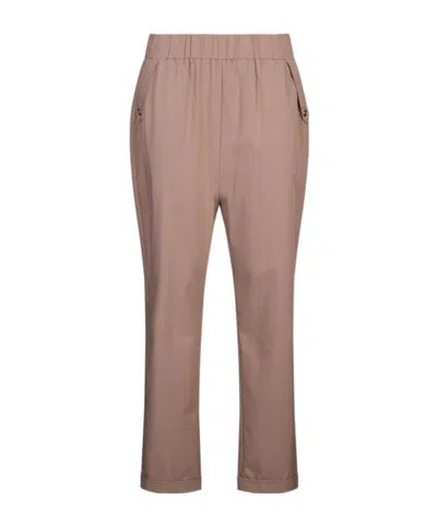 Liu •jo Liu Jo Slim-fit Trousers In Brown