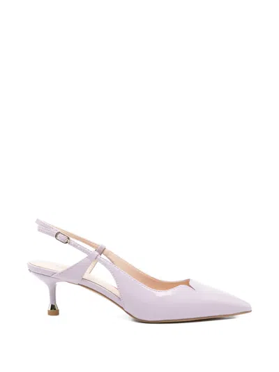 Liu •jo Slingback Heeled Pumps In Purple