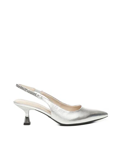 Liu •jo Slingback Laminated Effect In Silver