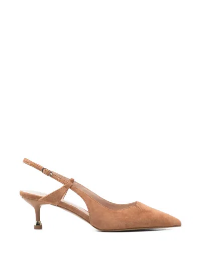 Liu •jo Slingback Point-toe Pumps In Neutral