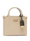 Liu •jo Small Bag With Charm In Neutral
