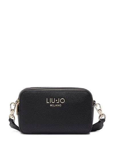 Liu •jo Small Crossbody Bag In Black