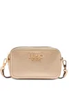 Liu •jo Small Crossbody Bag In Gold