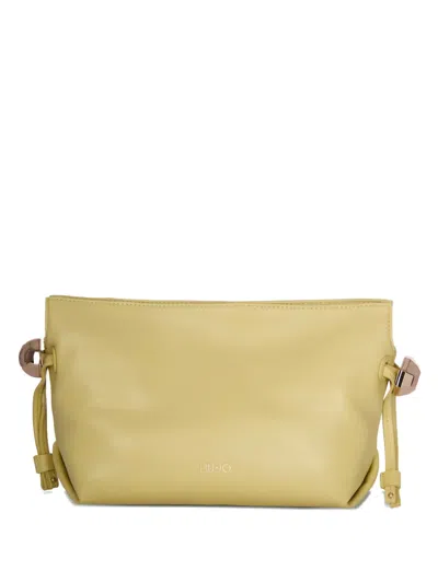 Liu •jo Small Drawstring Shoulder Bag In Yellow