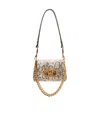 Liu •jo Small Flip Shoulder Bag In Nude