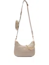 Liu •jo Small Hobo Bag With Chain In Neutral
