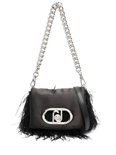 Liu •jo Small La Puffy Cross Body Bag In Black