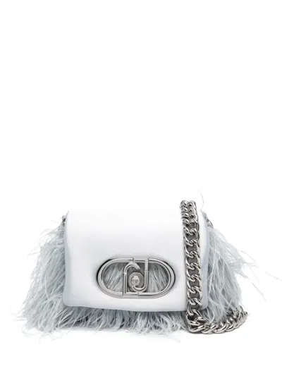 Liu •jo Small La Puffy Cross Body Bag In Blue