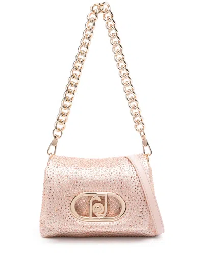 Liu •jo Small La Puffy Cross Body Bag In Neutrals
