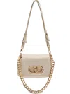 Liu •jo Small Lapuffy Bag In Neutral