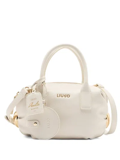 Liu •jo Small Charm Tote Bag In Green