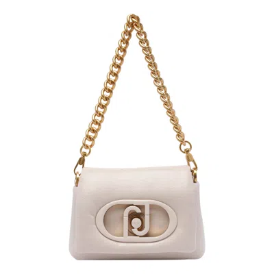 Liu •jo Small Logo Crossbody Bag Liu-jo In Cream