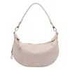 Liu •jo Logo Small Hobo Bag In Sand