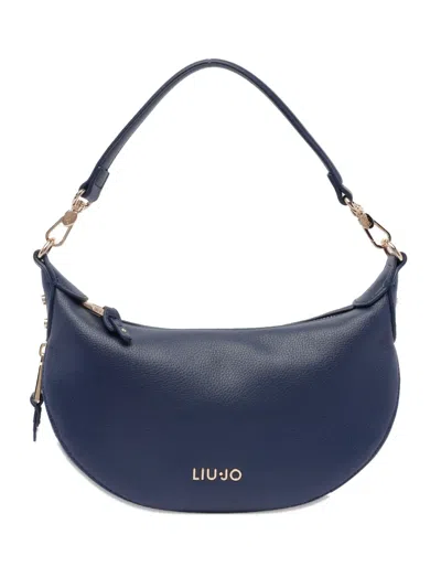 LIU •JO SMALL LOGO-LETTERING SHOULDER BAG