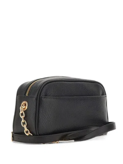 Liu •jo Small Pebbled-effect Shoulder Bag In Black