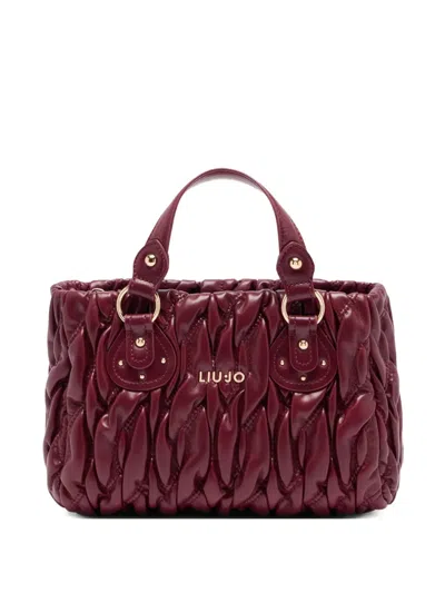 Liu •jo Small Quilted Bag In Red