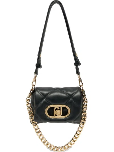 Liu •jo Small Quilted Lapuffy Bag In Black