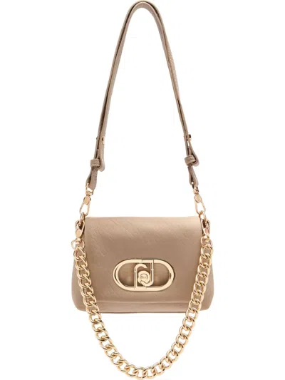 Liu •jo Small Quilted Lapuffy Bag In Neutral
