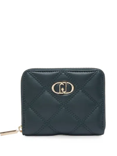 Liu •jo Small Quilted Wallet In Black