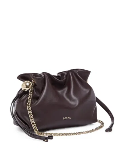 Liu •jo Small Riccy Bag In Burgundy